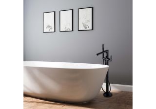 Смеситель для ванны Aquatek Ника AQ1845MB черный